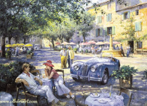 Cat Nap in Provence by Alan Fearnley