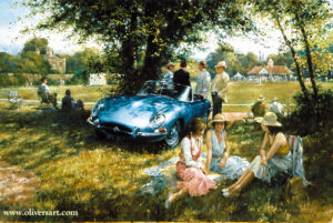 E-TYPE ANNIVERSARY by ALAN FEARNLEY