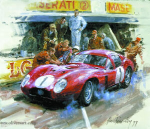 MASERATI 450S by ALAN FEARNLEY