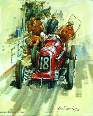 MASERATI 8CM by ALAN FEARNLEY