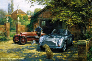 Thoroughbred Stable by Alan Fearnley