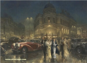 After The Show by Alan Fearnley