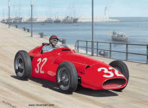 Juan Manuel Fangio by Ray Goldbrough