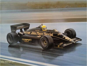 Ayrton Senna by Ray Goldsbrough