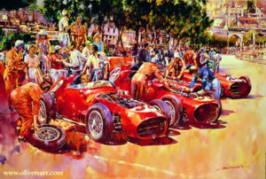 Monaco Pit Series - Ferrari Team by Craig Warwick