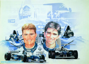 David Coulthard & Damon Hill by Craig Warwick