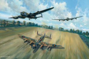 Three Lancasters by Simon Atack