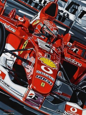 Schumacher at Monaco by Colin Carter